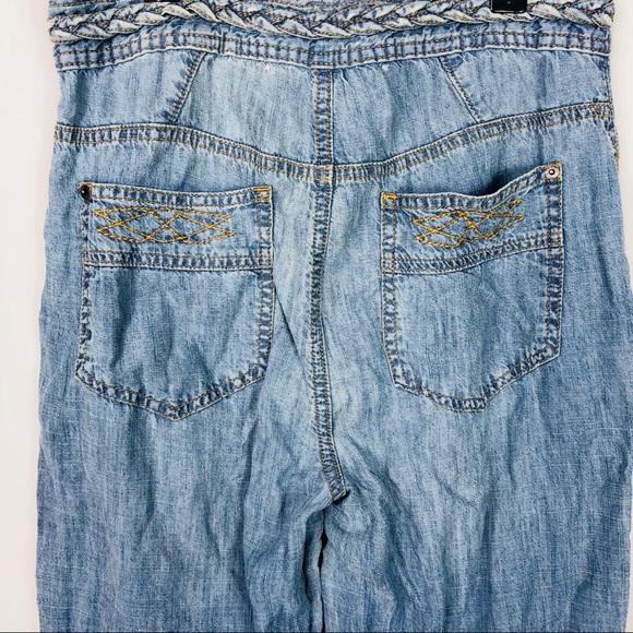 Free People Ola High Waist Braided Flares 27 - Picture 7 of 8